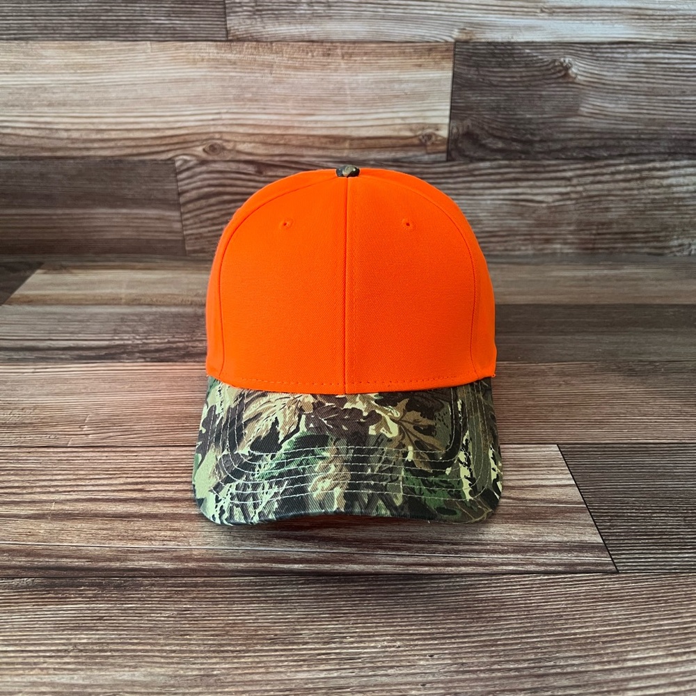 Orange and Camo Baseball Cap